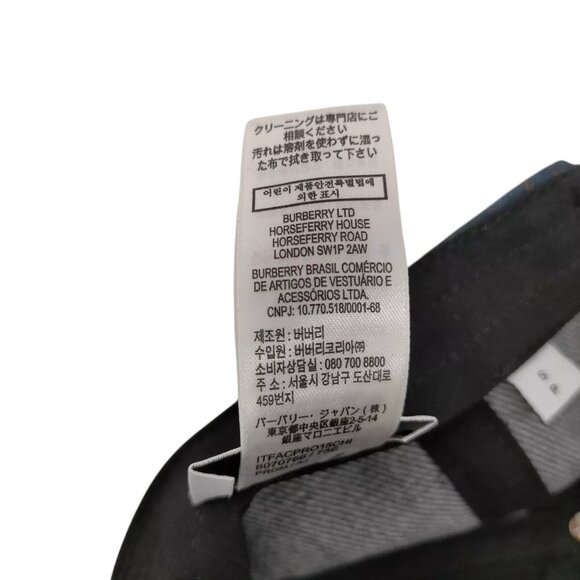 002220BE (X3) Burberry Cap Blue Cotton - Picture 8 of 10